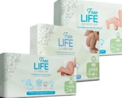 Freelife by bebecash maxi taglia 4 7-18 kg girovita 38-60 cm48 pezzi