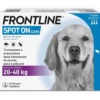 Frontline spot-on cani - 268 mg soluzione spot on per cani da 20 a 40 kg 3 pipette da 2,68 ml