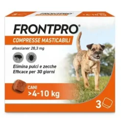 Frontpro compresse masticabili cani di peso 4-10 kg 28,3 mg