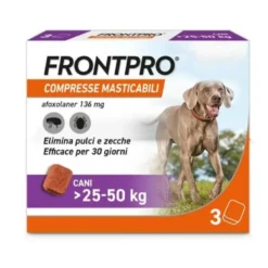 Frontpro compresse masticabili per cani di peso 25-50 kg 136 mg