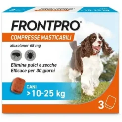 Frontpro Compresse Masticabili per cani di peso 10-25 kg- 68 mg