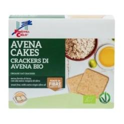 Fsc avenacakes crackers di avena bio vegan senza lievito dibirra con olio extravergine di oliva 250 g
