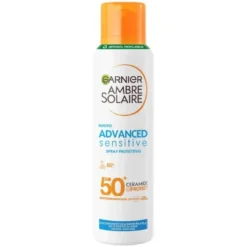 Garnier ambre solaire advanced sensitive ceramide protect spray mist 150ml spf50+