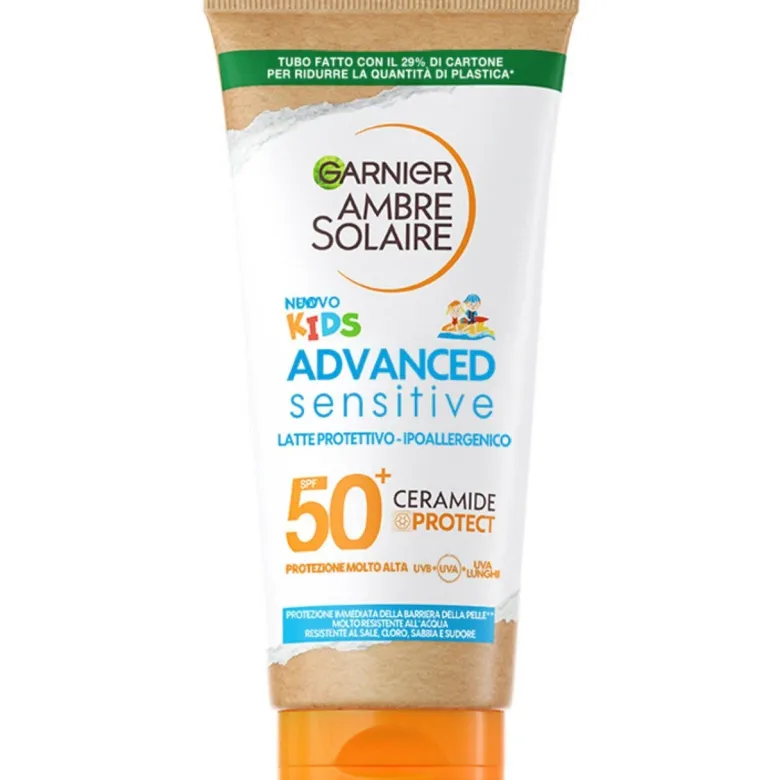 Garnier ambre solaire kids advanced sensitive ceramide protect latte 175ml spf50+
