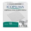 Garza compressa idrofila icopiuma 10x10cm 100 pezzi