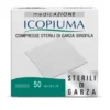 Garza compressa idrofila icopiuma 10x10cm 50 pezzi