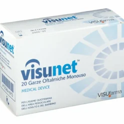 Garza oftalmica visunet con acido ialuronico 20 pezzi