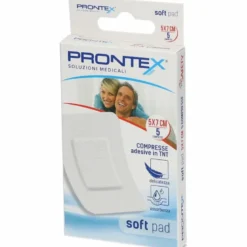 Garza prontex soft pad compressa 5x7 cm 5 pezzi