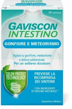 Gaviscon intestino gonfiore e meteorismo 30 capsule