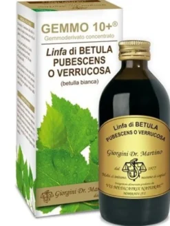 Gemmo 10+ betulla b linfa 200 ml liquido analcolico
