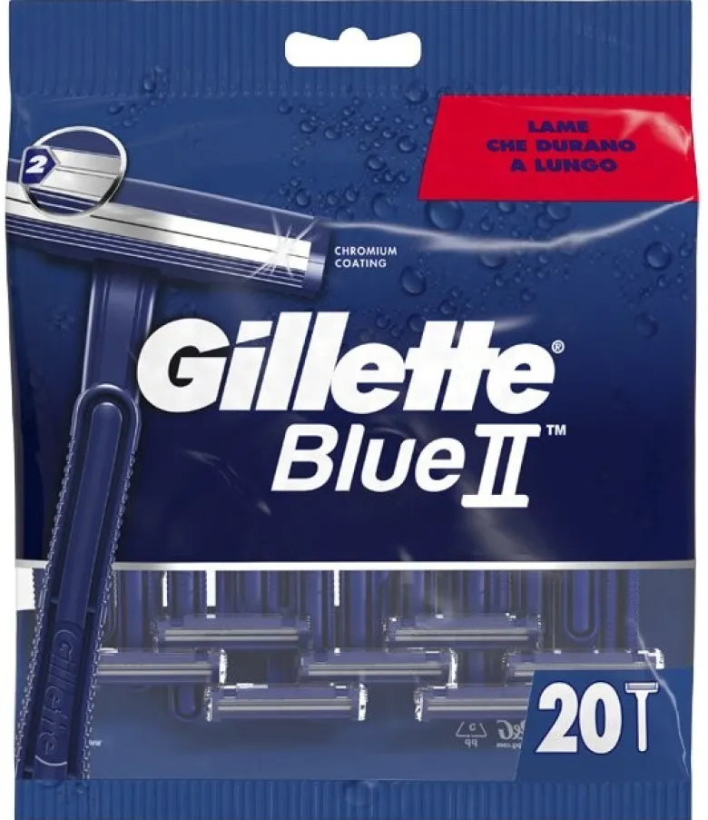 Gillette Blue II Rasoi Usa E Getta Standard