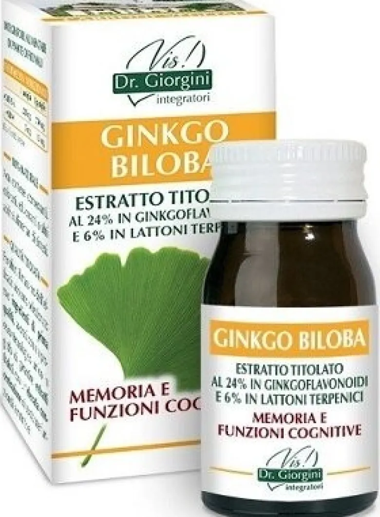 Ginkgo biloba estratto titolato 60 pastiglie