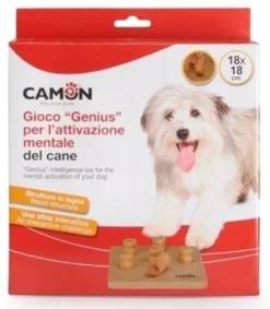 Gioco cane quaduato 6 fori 18x18 cm