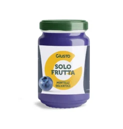 Giusto solo frutta gusto mirtillo 220g