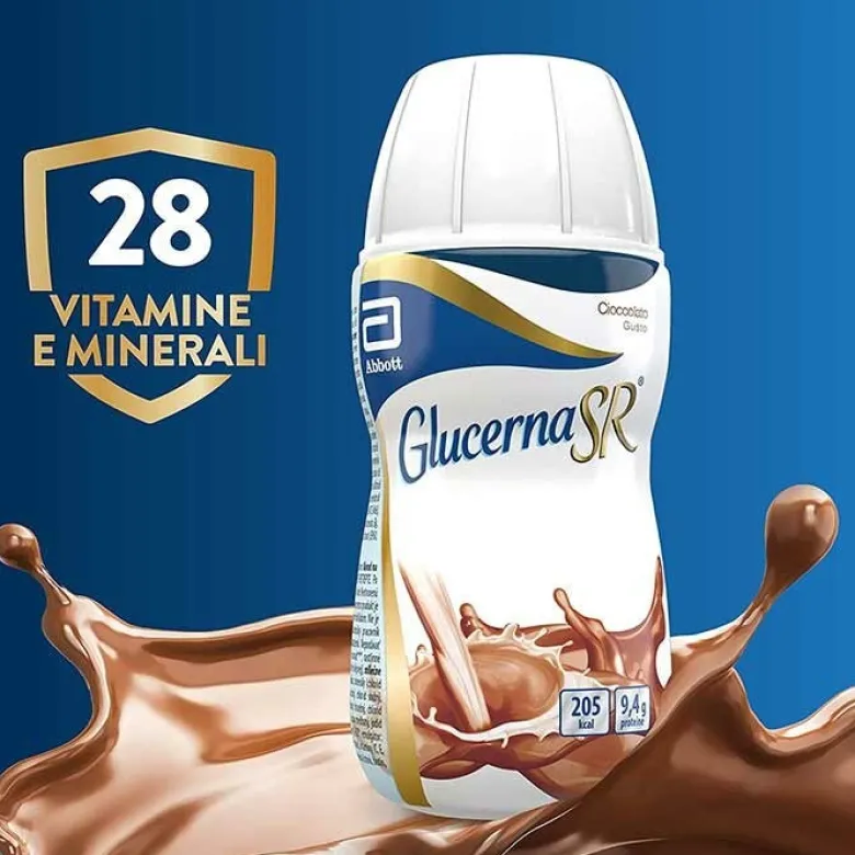 Glucerna SR Alimento per Diabetici Gusto Cioccolato 220 ml