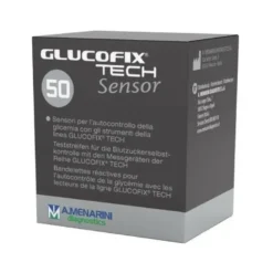 Glucofix Tech Sensor Strisce Misurazione Glicemia 50 Pezzi