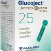 Glucoject lancetta pungidito extra g33 25 pezzi