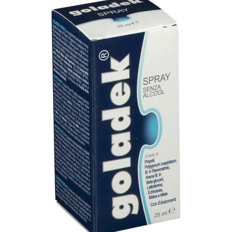 Goladek Spray Gola Adulti e Bambini Senza Alcol 25 ml