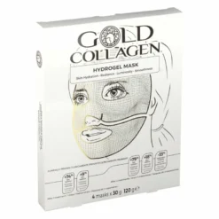 Gold collagen hydrogel mask