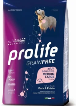 Grain Free Adult Sensitive Pork & Potato - Medium/Large