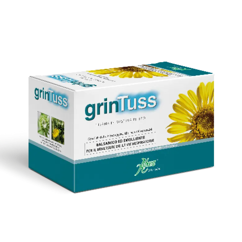 Grintuss Tisana per il Benessere delle Vie Respiratorie 20 filtri