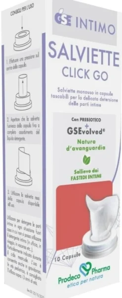 Gse intimo salviette click go 10 pezzi