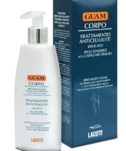 Guam crema corpo trattamento anticellulite delicato per pelli sensibili e o capillari fragili 200 ml