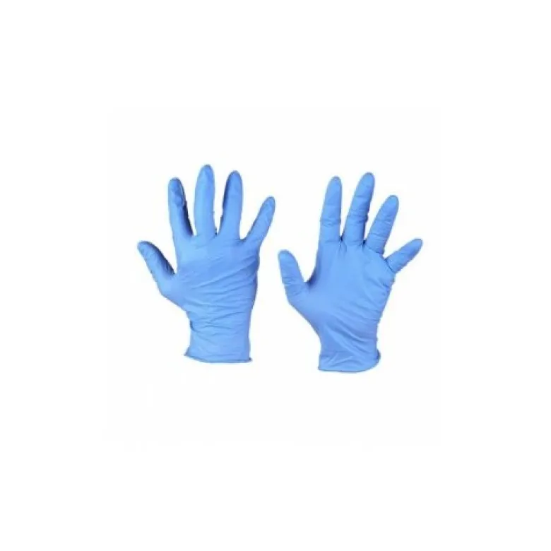 Guanti nitrile senza polvere large 100 pezzi
