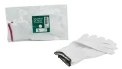 Guanto di filo cotone 100% bianco per allergie dermatologiche 7 1 paio