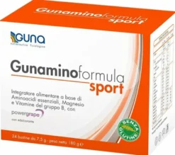 Gunamino formula sport 24 buste 180 g