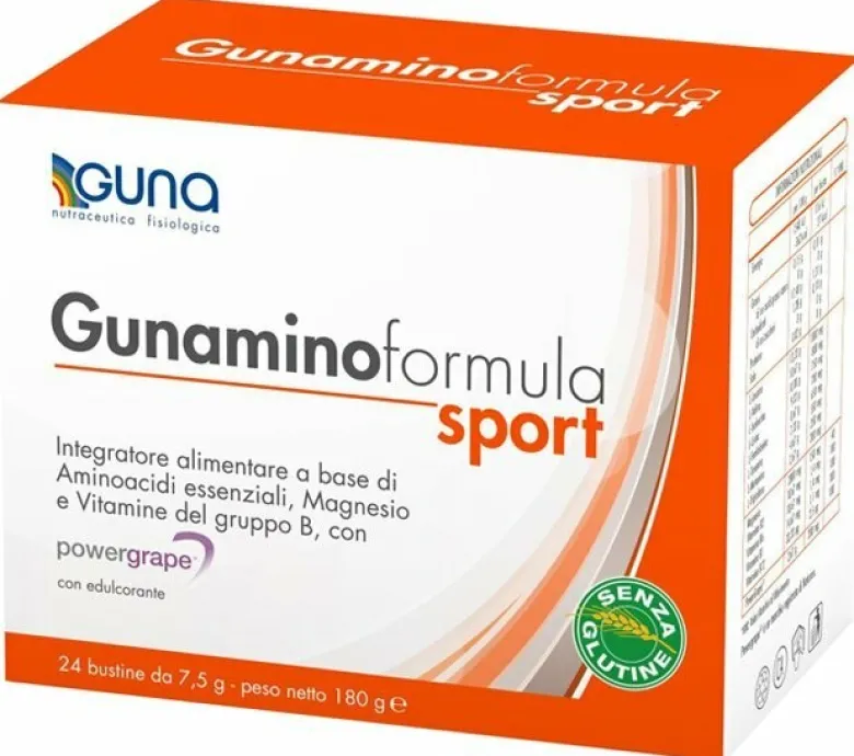 Gunamino formula sport 24 buste 180 g