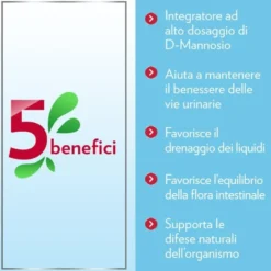Gyno-canescystil integratore alto dosaggio di d-mannosio per benessere delle vie urinarie 14 bustine
