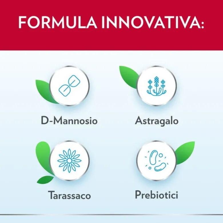 Gyno-canescystil integratore alto dosaggio di d-mannosio per benessere delle vie urinarie 14 bustine