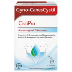 Gyno-canescystil integratore alto dosaggio di d-mannosio per benessere delle vie urinarie 14 bustine