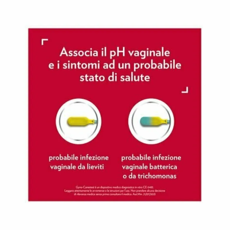 Gyno-canestest Tampone Vaginale Autodiagnosi Infezioni Vaginali