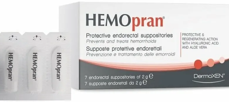 Hemopran endorettali 7 supposte 2 g