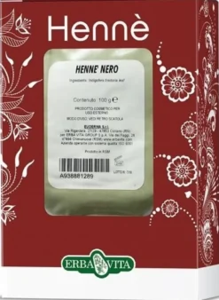 Henne colorante capelli nero 100 g