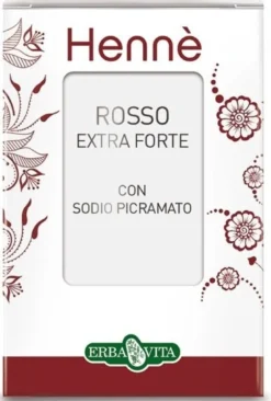 Henne colorante capelli rosso naturale extra forte