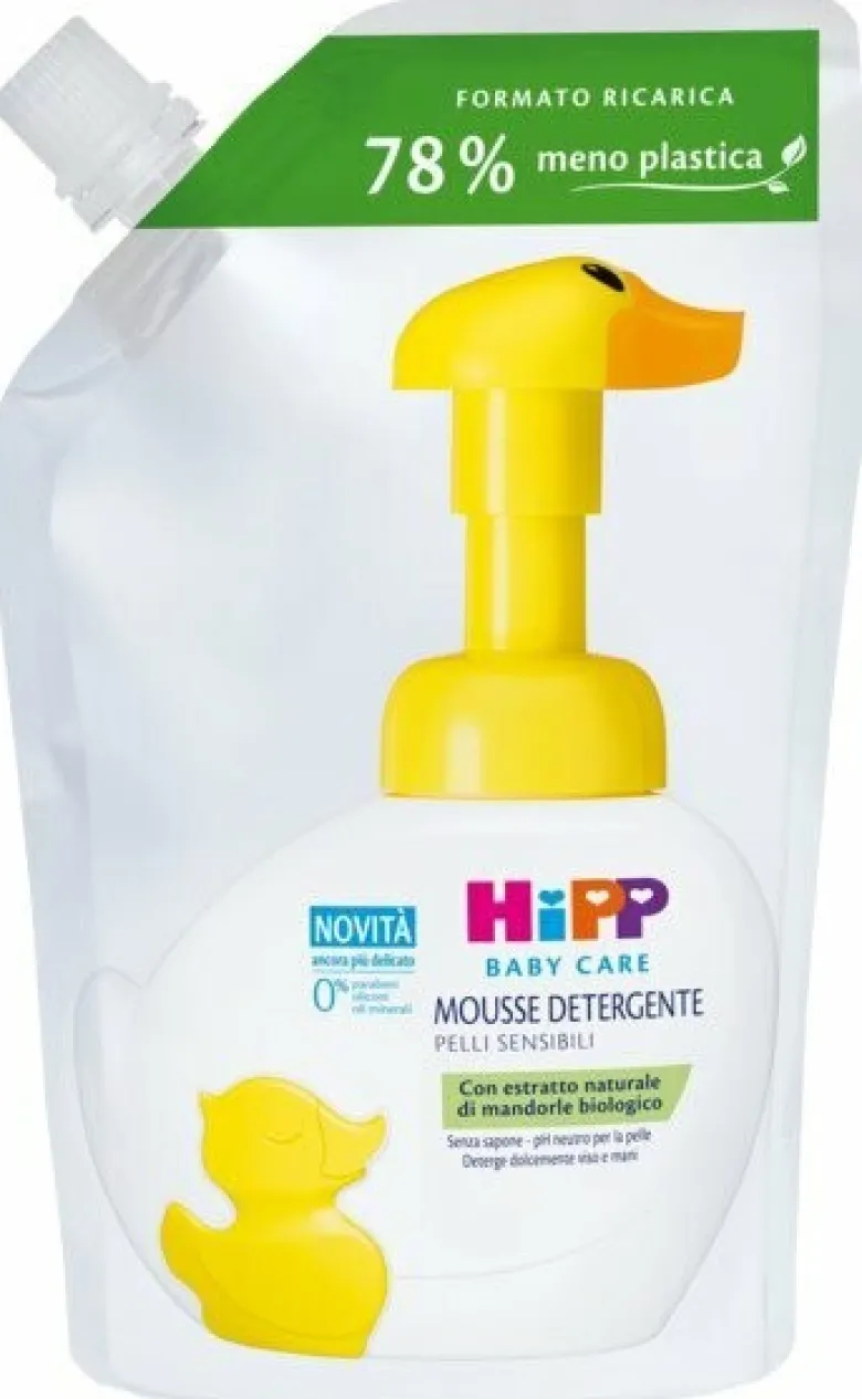 Hipp baby care ricarica mousse detergente paperella fun 250 ml