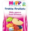 Hipp bio hipp bio frutta frullata mela pesca frutti di bosco90 g