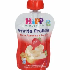 Hipp bio hipp bio frutta frullata mela banana fragola 90 g