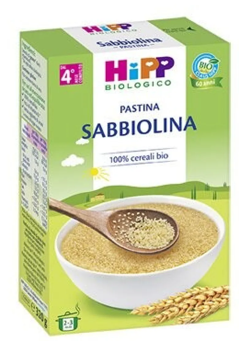 Hipp bio hipp bio pastina sabbiolina 320 g