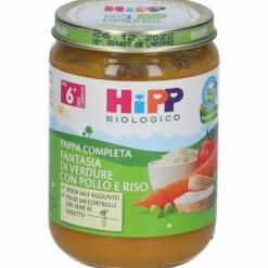 Hipp bio pappa pronta fantas verd pollo riso 190 g