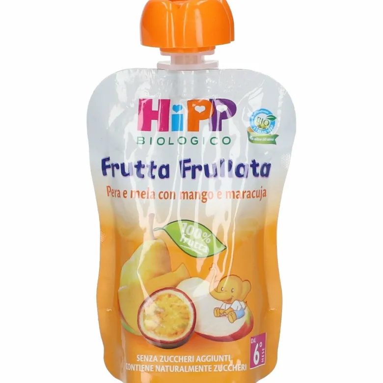 Hipp frutta frullata pera/mela con mango e maracuja 90 g