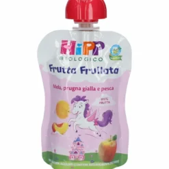 Hipp frutta frullata unicorno mela prugna gialla pesca 90 g