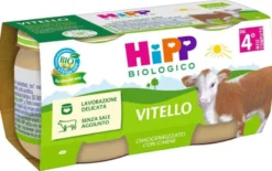 Hipp omogeneizzato vitello 2x80g 4 mesi+