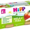 Hipp omog mela/pera 2x80g