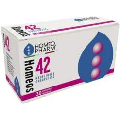 Homeos 42 Globuli Trattamento Omeopatico per la Prevenzione influenzale 30 tubi monodose