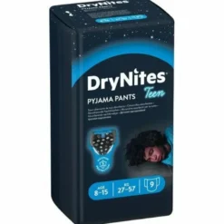 Huggies DryNites 8/15 anni Ragazzi Taglia L 27/57kg 9 pezzi