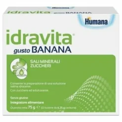 Humana Idravita Integratore Gusto Banana 12 Bustine